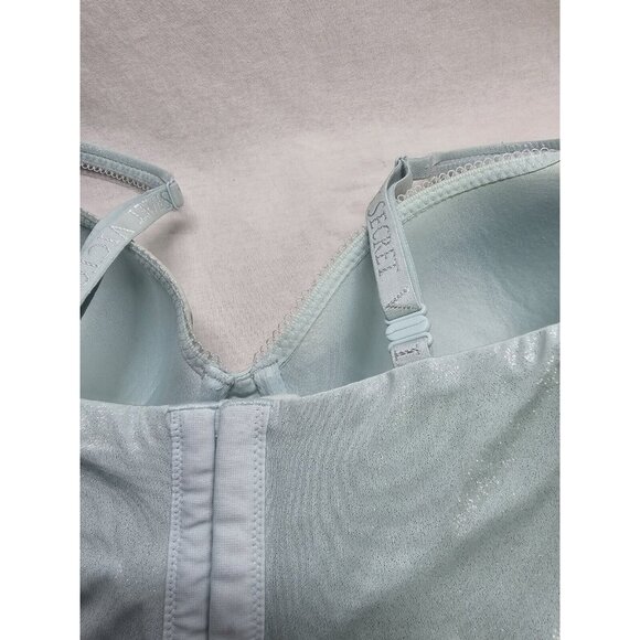 Victoria's Secret Body By Victoria Shiny Mint Green/Blue Bustier Bra Size 34DD - Picture 5 of 10